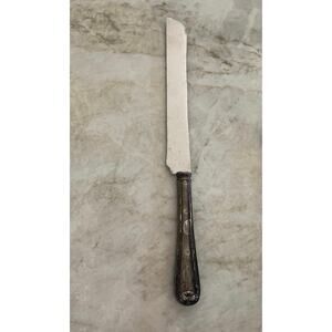 Vintage Gorham Heritage stainless steel & silver cake knife